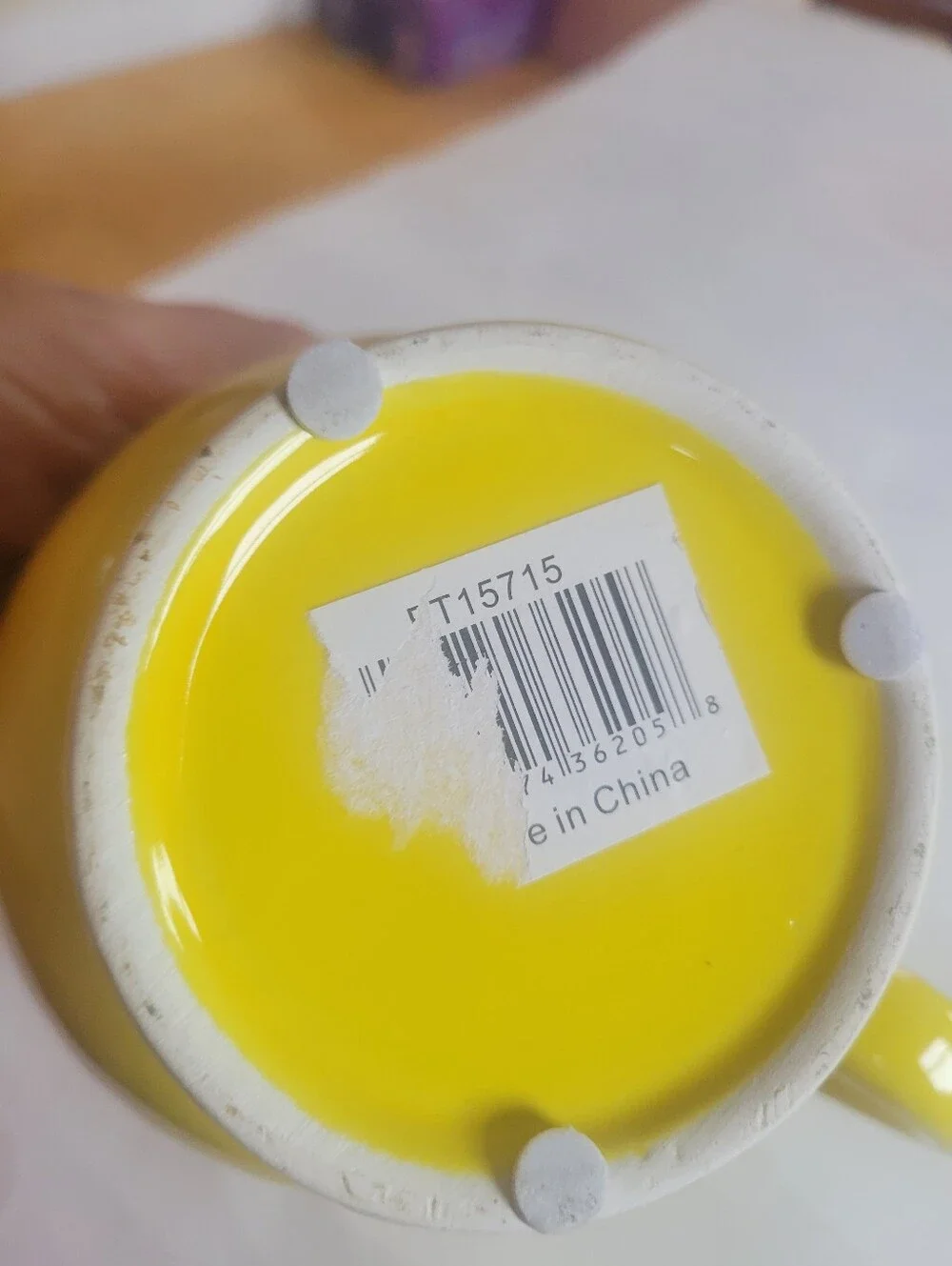 Smiley Face Yellow Ceramic Mug